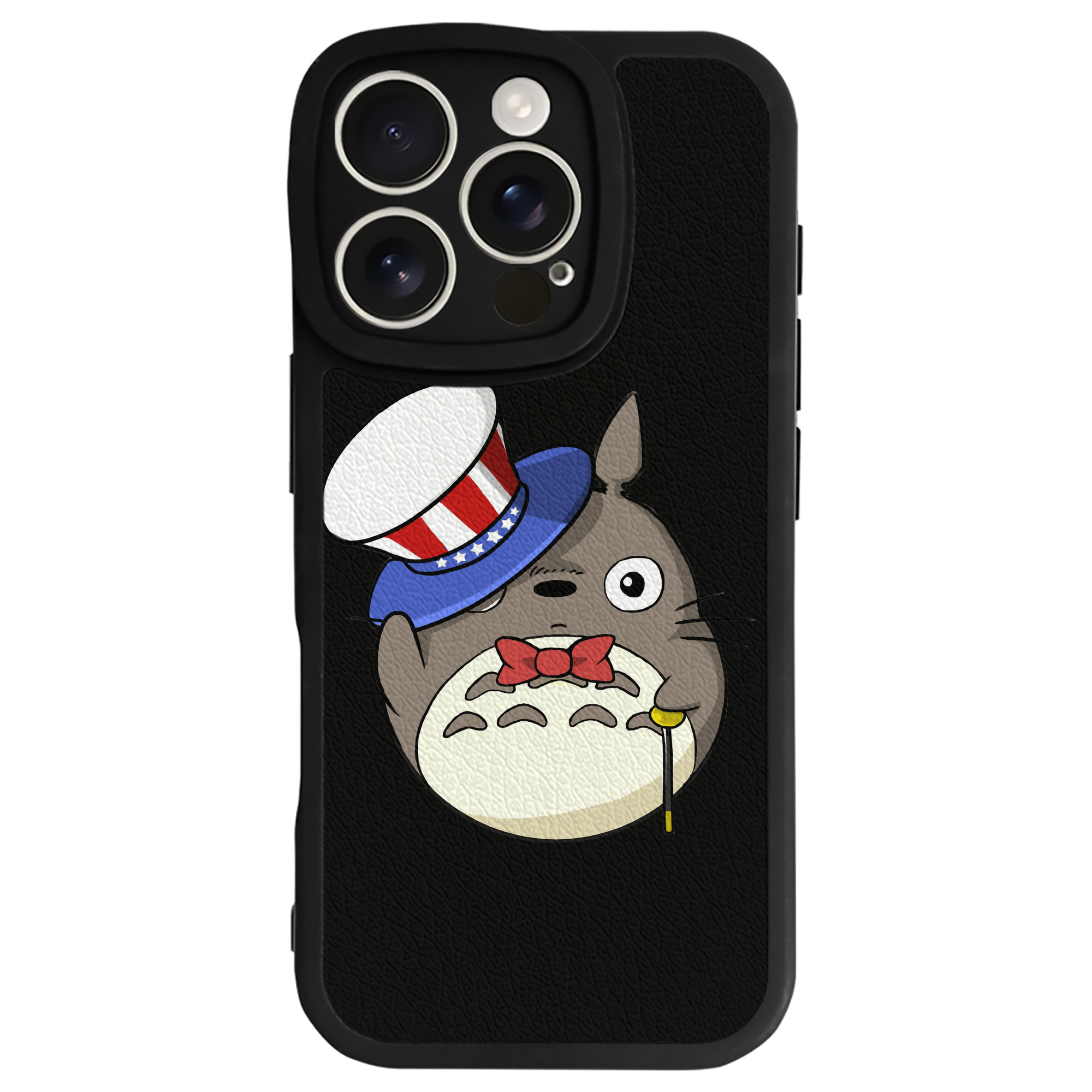 （画像用） となりのトトロ 草壁メイ 草壁サツキ My Neighbor Totoro Satsuki Kusakabe Mei Kusakabe 【iPhone 16シリーズ対応】シリコンスマホケース（レザー調） 材質：シリコン